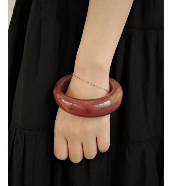 SLOBE IENA「《追加予約》mabel/マベル クリアバングル」|ブレスレット・バングル|