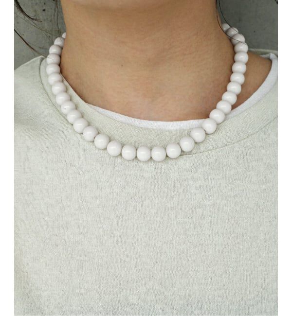 SLOBE IENA「《予約》mabel/マベル SLOBE別注 ビーズネックレス」|ネックレス|