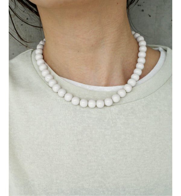 SLOBE IENA「《予約》mabel/マベル SLOBE別注 ビーズネックレス」|ネックレス|