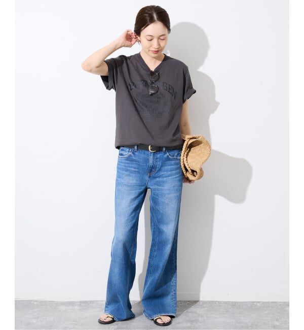 SLOBE IENA「《予約》SLOBE ラウンドバックル太ベルト」|ベルト|