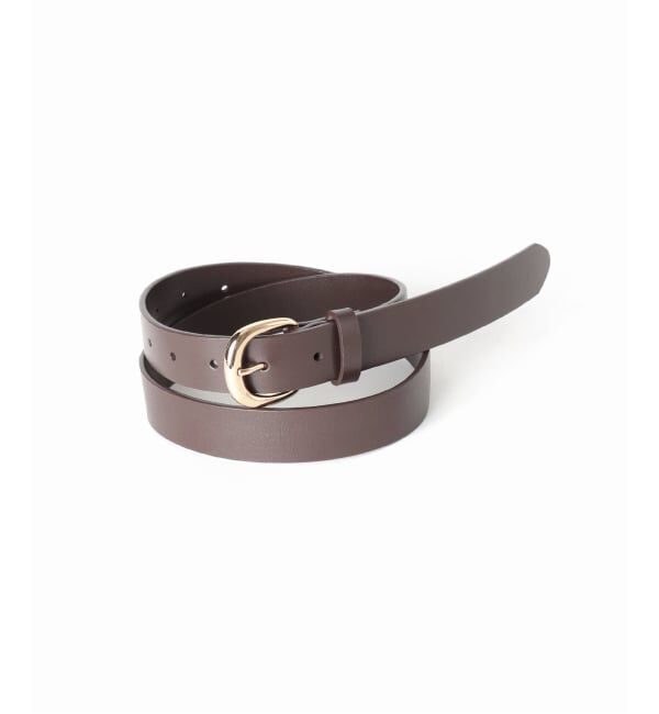 SLOBE IENA「《予約》SLOBE ラウンドバックル太ベルト」|ベルト|