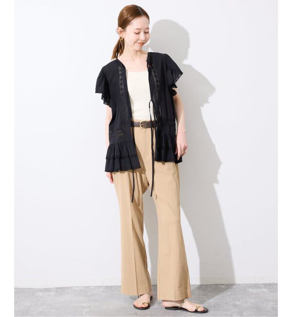 SLOBE IENA「《予約》SLOBE ラウンドバックル太ベルト」|ベルト|