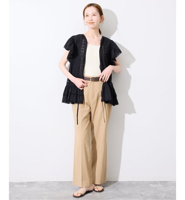 SLOBE IENA「《予約》SLOBE ラウンドバックル太ベルト」|ベルト|