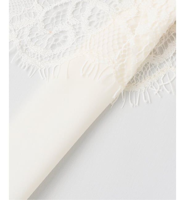 SLOBE IENA「《追加3予約》サテンレースキャミソール」|キャミソール|