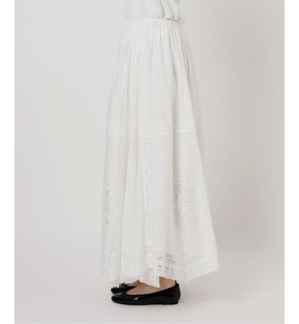 IENA「《追加5予約》コットンレーススカート」|スカート|