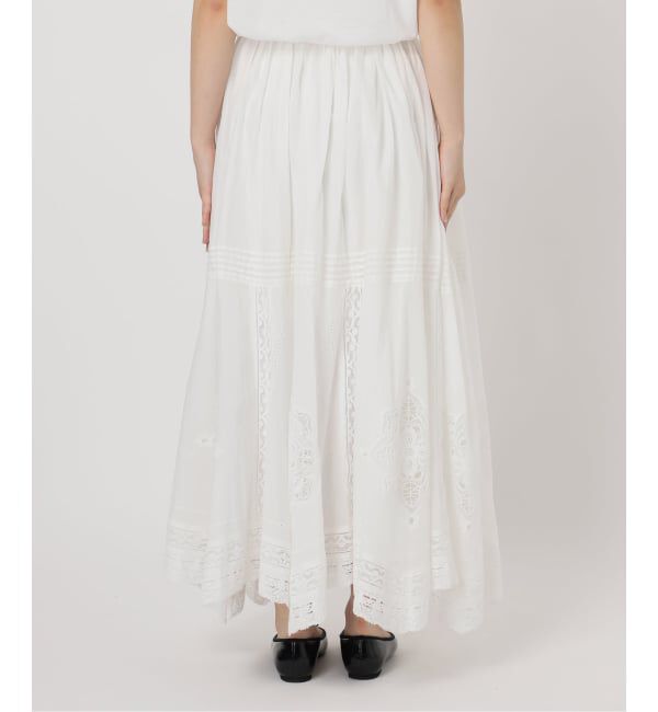 IENA「《追加5予約》コットンレーススカート」|スカート|