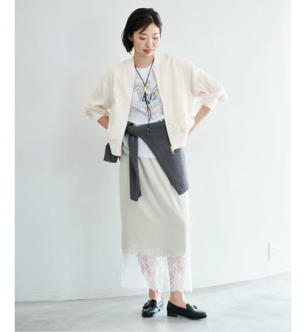 IENA「《WEB限定/追加予約》ウォッシャブル ライトエアリーMA-1」|ブルゾン・スタジャン|