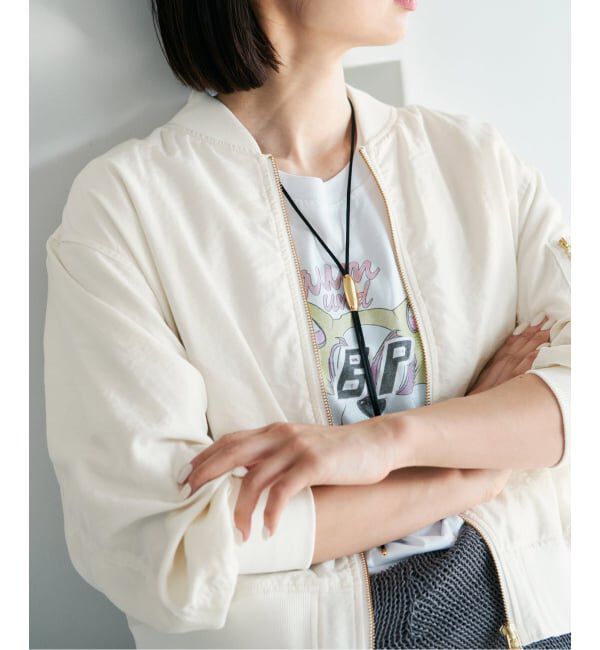 IENA「《WEB限定/追加予約》ウォッシャブル ライトエアリーMA-1」|ブルゾン・スタジャン|