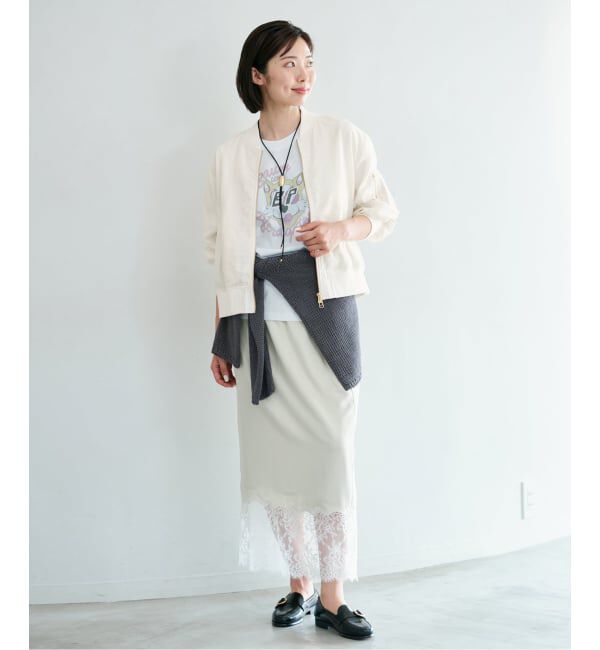 IENA「《WEB限定/追加予約》ウォッシャブル ライトエアリーMA-1」|ブルゾン・スタジャン|