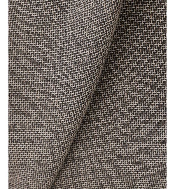 IENA「《セットアップ対応》カラミツイードショートジャケット」|ノーカラージャケット|