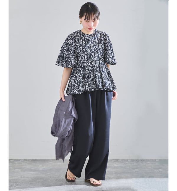 IENA「《予約》NIMNIMDUAI/ニムニムデュアイ PLAIN GAUZE STOLE ストール」|ストール|