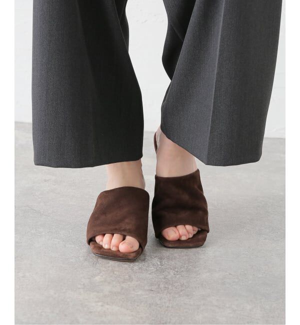 SLOBE IENA「REMME/レメ SLOBE別注 スウェードミュール」|サンダル|