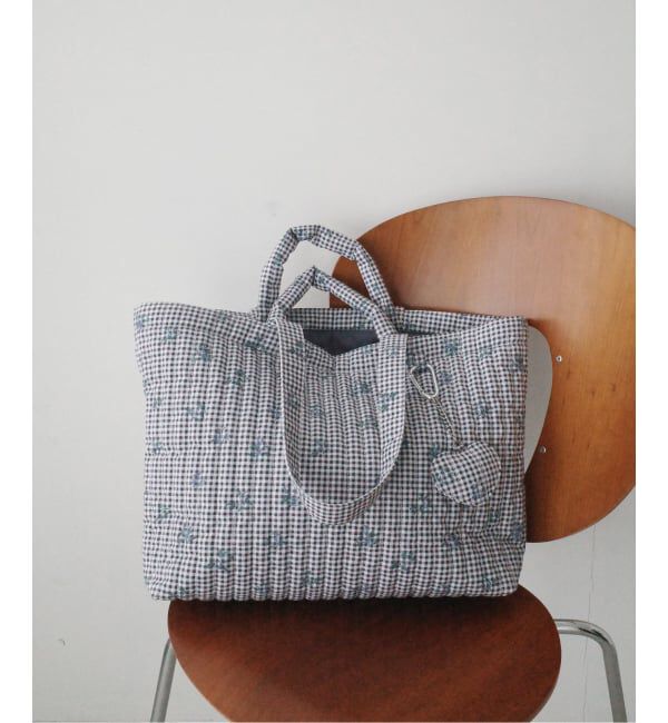 SLOBE IENA「《WEB限定/追加予約》Margaux Dereume &times; SLOBE キルティングトートバッグ」|トートバッグ|