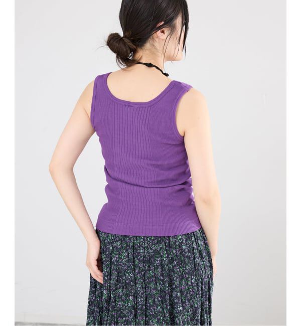 IENA「《予約》PURE SUGAR/ピュア シュガー Debardeur MALAWI タンクトップ」|タンクトップ|