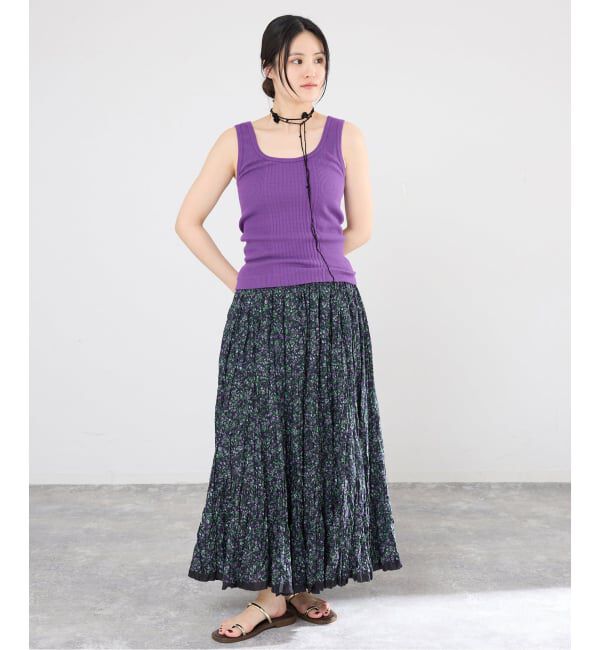 IENA「《予約》PURE SUGAR/ピュア シュガー Debardeur MALAWI タンクトップ」|タンクトップ|