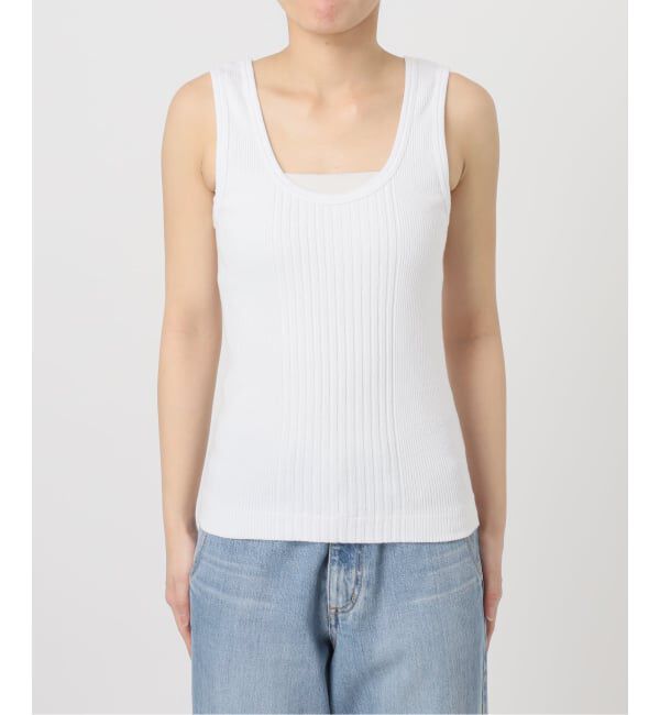 IENA「《予約》PURE SUGAR/ピュア シュガー Debardeur MALAWI タンクトップ」|タンクトップ|