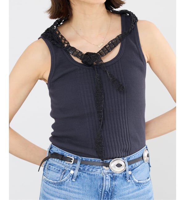 IENA「《予約》PURE SUGAR/ピュア シュガー Debardeur MALAWI タンクトップ」|タンクトップ|