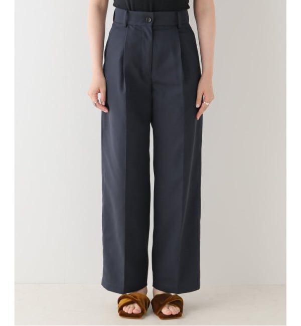 VERMEIL par iena「《予約》チノライクタックワイドパンツ」|チノ|