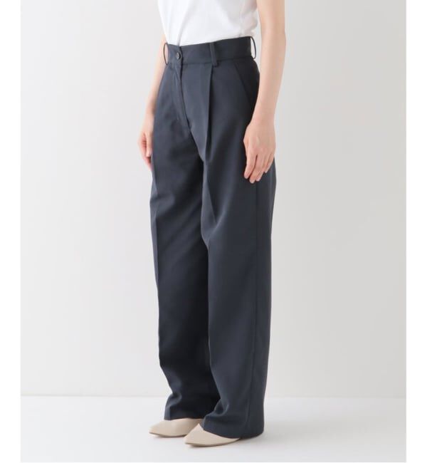 VERMEIL par iena「《予約》チノライクタックワイドパンツ」|チノ|