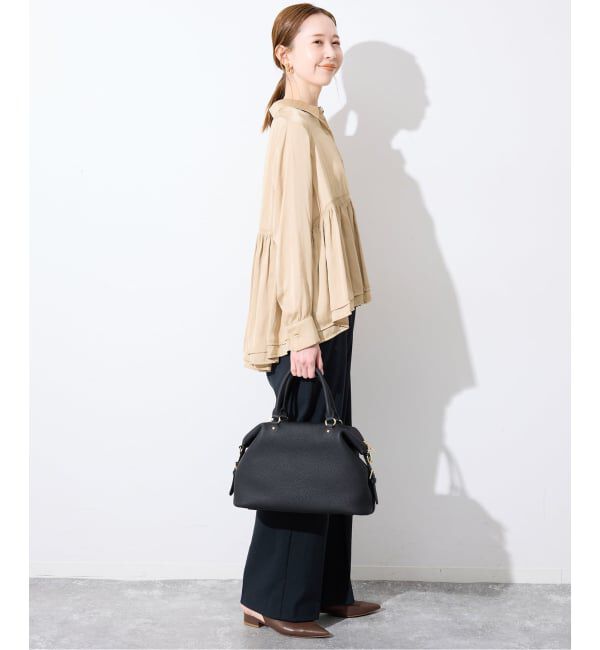 SLOBE IENA「《追加》ペプラムティアード ブラウス」|シャツ・ブラウス|