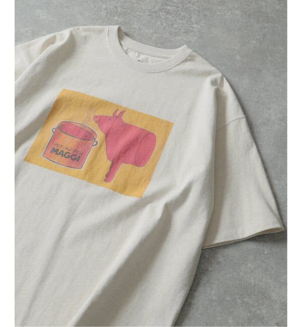 EDIFICE「《追加》SAVIGNAC (サヴィニャック) 別注 French Company プリント Tシャツ」|Tシャツ・カットソー|