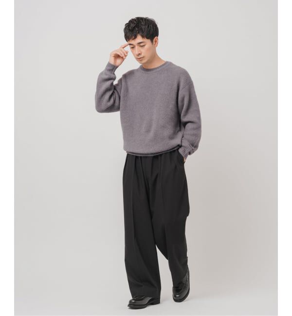 EDIFICE「ラフトップ ウルトラ ワイドパンツ」|スラックス|