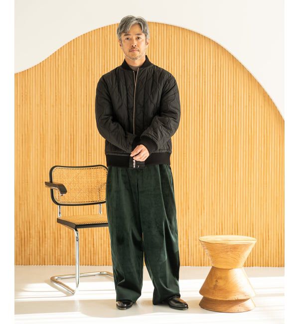 EDIFICE「E.WLTAS キルトジャケット」|ミリタリージャケット|