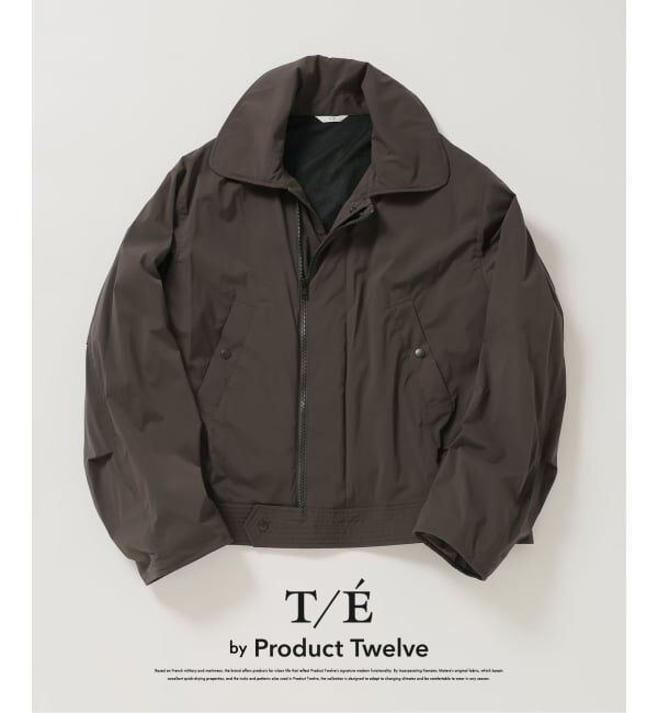 EDIFICE「T/E （ティーイー）フレンチ パイロット ジャケット」|ミリタリージャケット|ブラウン