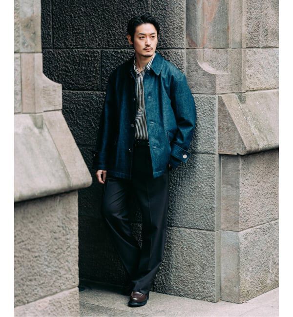 EDIFICE「MACKINTOSH(マッキントッシュ) 別注 HUMBIE/ハンビー デニム SHORT SL」|デニムジャケット|