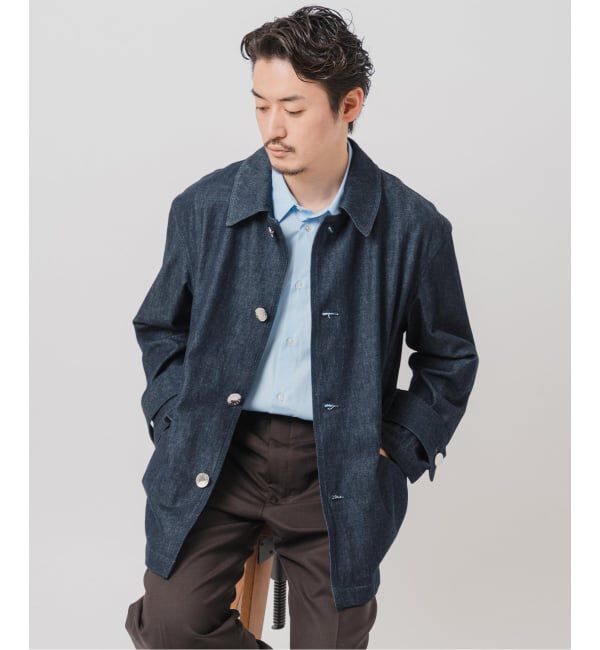 EDIFICE「MACKINTOSH(マッキントッシュ) 別注 HUMBIE/ハンビー デニム SHORT SL」|デニムジャケット|