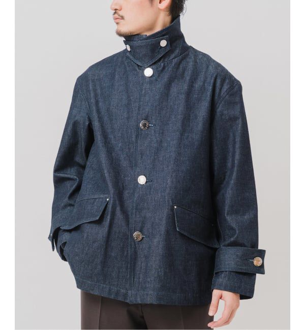 EDIFICE「MACKINTOSH(マッキントッシュ) 別注 HUMBIE/ハンビー デニム SHORT SL」|デニムジャケット|