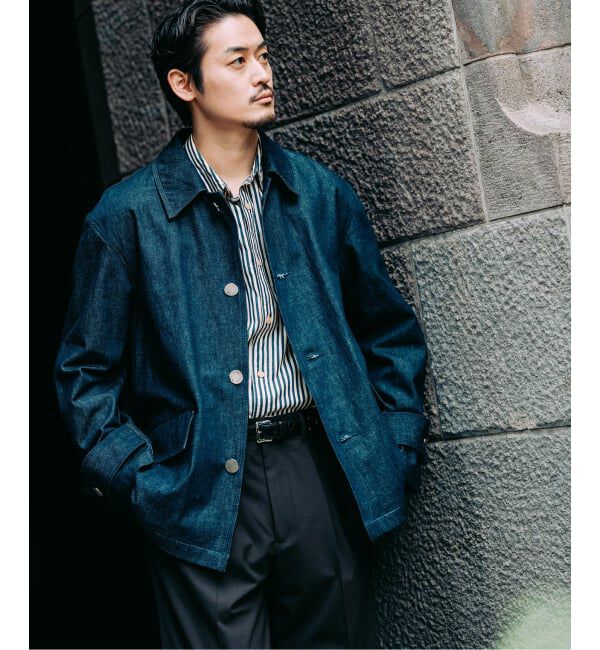 EDIFICE「MACKINTOSH(マッキントッシュ) 別注 HUMBIE/ハンビー デニム SHORT SL」|デニムジャケット|