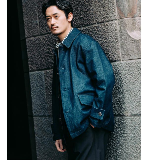 EDIFICE「MACKINTOSH(マッキントッシュ) 別注 HUMBIE/ハンビー デニム SHORT SL」|デニムジャケット|