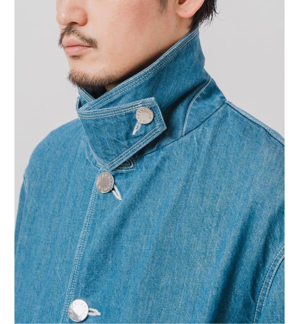 EDIFICE「MACKINTOSH(マッキントッシュ) 別注 HUMBIE デニム SHORT SL(ウォッシュ)」|デニムジャケット|