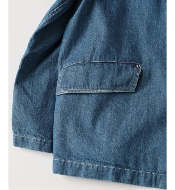 EDIFICE「MACKINTOSH(マッキントッシュ) 別注 HUMBIE デニム SHORT SL(ウォッシュ)」|デニムジャケット|