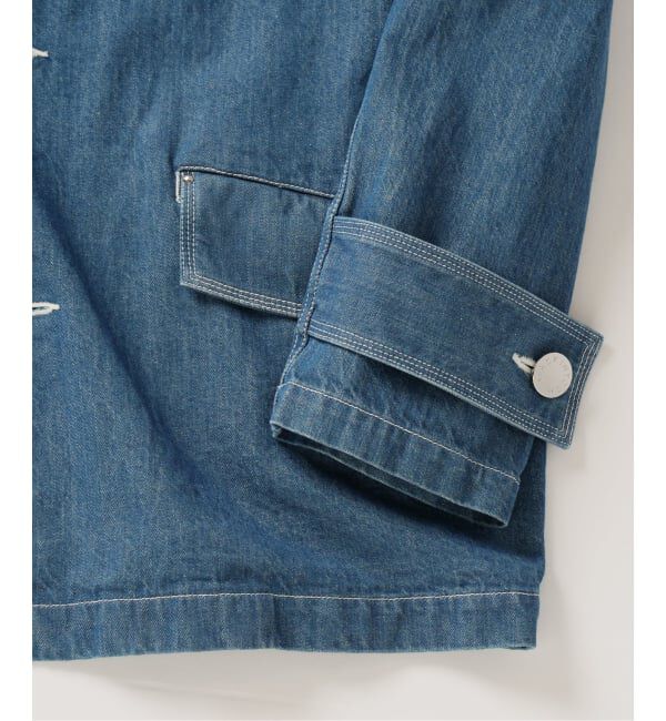 EDIFICE「MACKINTOSH(マッキントッシュ) 別注 HUMBIE デニム SHORT SL(ウォッシュ)」|デニムジャケット|