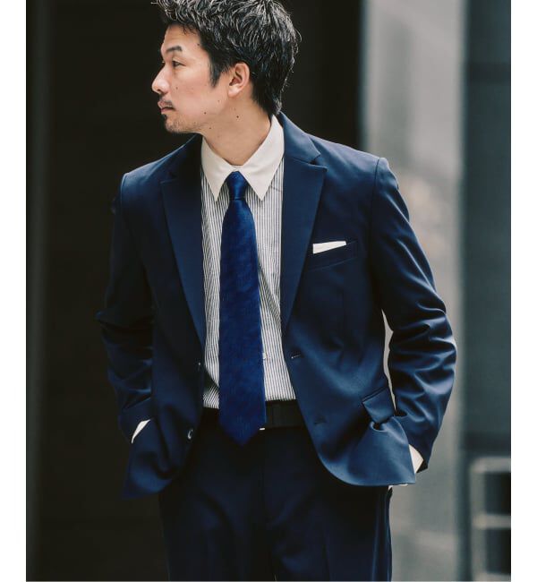 417 EDIFICE「ドライストレッチツイル セットアップ &rdquo;ジャケット1点+パンツ1点&rdquo; の2点セット」|スーツ|