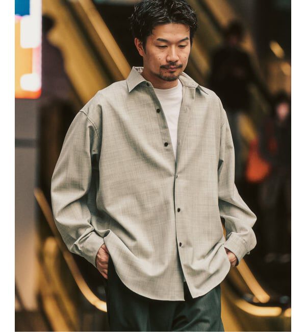 417 EDIFICE「【LE JAPON ATELIER】 Akita レギュラーウールシャツ」|シャツ・ブラウス|