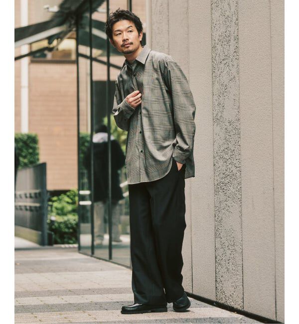 417 EDIFICE「【LE JAPON ATELIER】 Akita レギュラーウールシャツ」|シャツ・ブラウス|