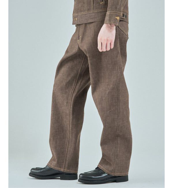 EDIFICE「Lee (リー) 別注 101*101-Z RIDERS RIGID デニムパンツ」|デニム|