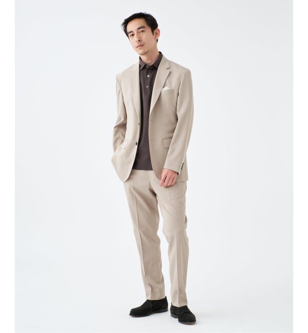 EDIFICE「"抗菌防臭＆シワ防止機能" ワルツ ツイル 2ボタン ジャケット」|スーツ|