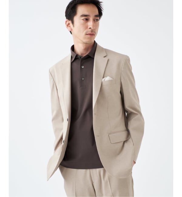 EDIFICE「"抗菌防臭＆シワ防止機能" ワルツ ツイル 2ボタン ジャケット」|スーツ|