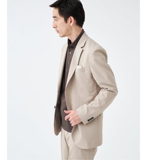EDIFICE「"抗菌防臭＆シワ防止機能" ワルツ ツイル 2ボタン ジャケット」|スーツ|