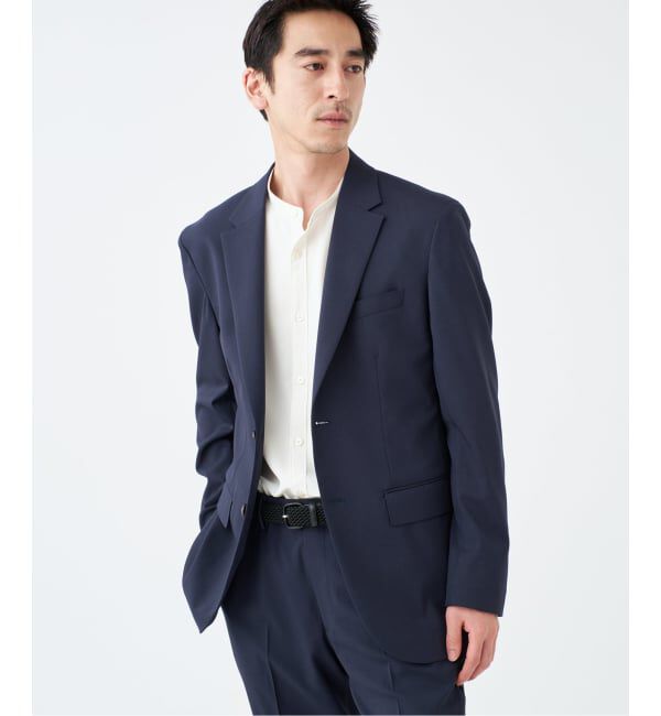 EDIFICE「"抗菌防臭＆シワ防止機能" ワルツ ツイル 2ボタン ジャケット」|スーツ|