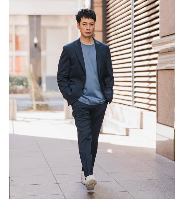 EDIFICE「"抗菌防臭＆シワ防止機能" ワルツ ツイル 2ボタン ジャケット」|スーツ|