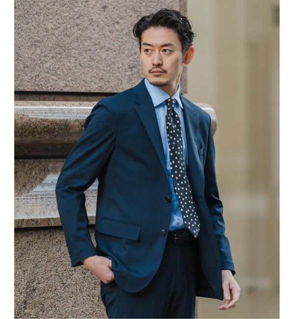 EDIFICE「"抗菌防臭＆シワ防止機能" ワルツ ツイル 2ボタン ジャケット」|スーツ|