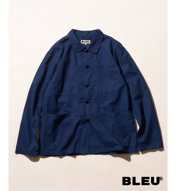 417 EDIFICE「【BLEU DE CHINE STORE】 SHANGHAI JACKET」|シャツ・ブラウス|ネイビー