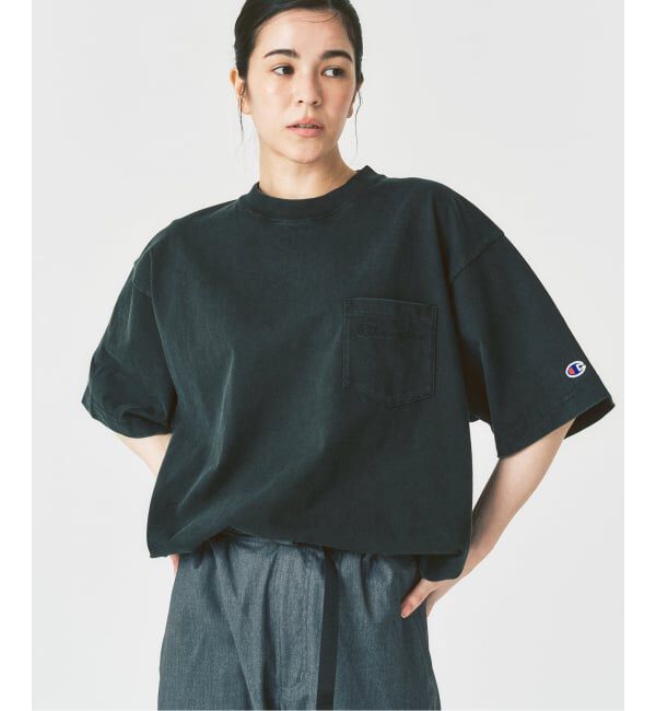 417 EDIFICE「CHAMPION / チャンピオン 417別注 Bleach Wash Pocket Tシャツ」|Tシャツ・カットソー|