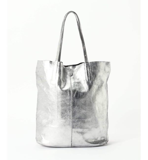 EDIFICE「MORPHEE(モルフェ) 3WAY MEDIUM TOTE ナッパレザーシルバー」|トートバッグ|