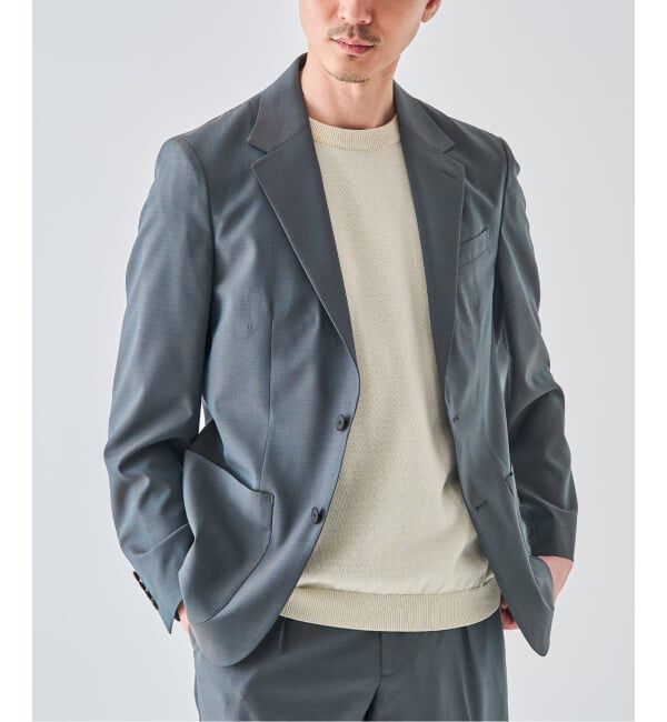 EDIFICE「Suncloth Comfy ジャケット」|スーツ|グリーン